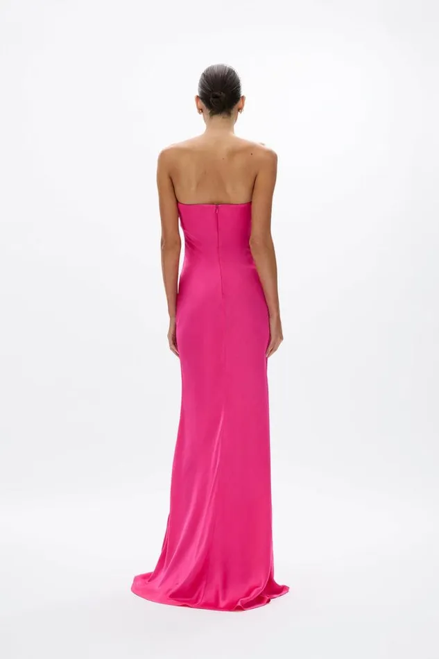 Women Maxi Dresses Rachel Gilbert Fiorella Gown FuschiaRed Women Maxi Dresses Rachel Gilbert Fiorella Gown FuschiaRed