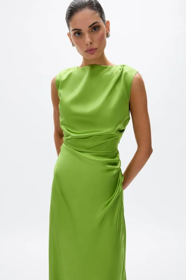 Women Maxi Dresses Rachel Gilbert Mabel Gown Greenery Women Maxi Dresses Rachel Gilbert Mabel Gown Greenery