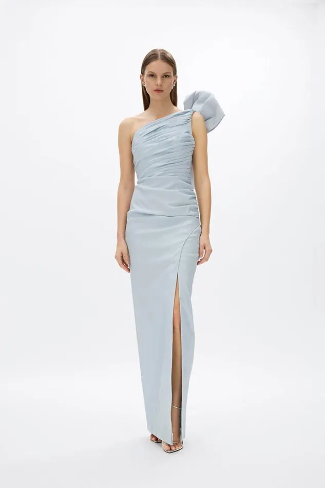 Women Maxi Dresses Rachel Gilbert Olive Gown In Ice