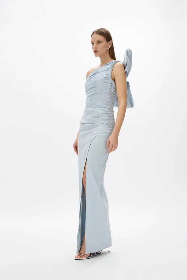 Women Maxi Dresses Rachel Gilbert Olive Gown In Ice Women Maxi Dresses Rachel Gilbert Olive Gown In Ice