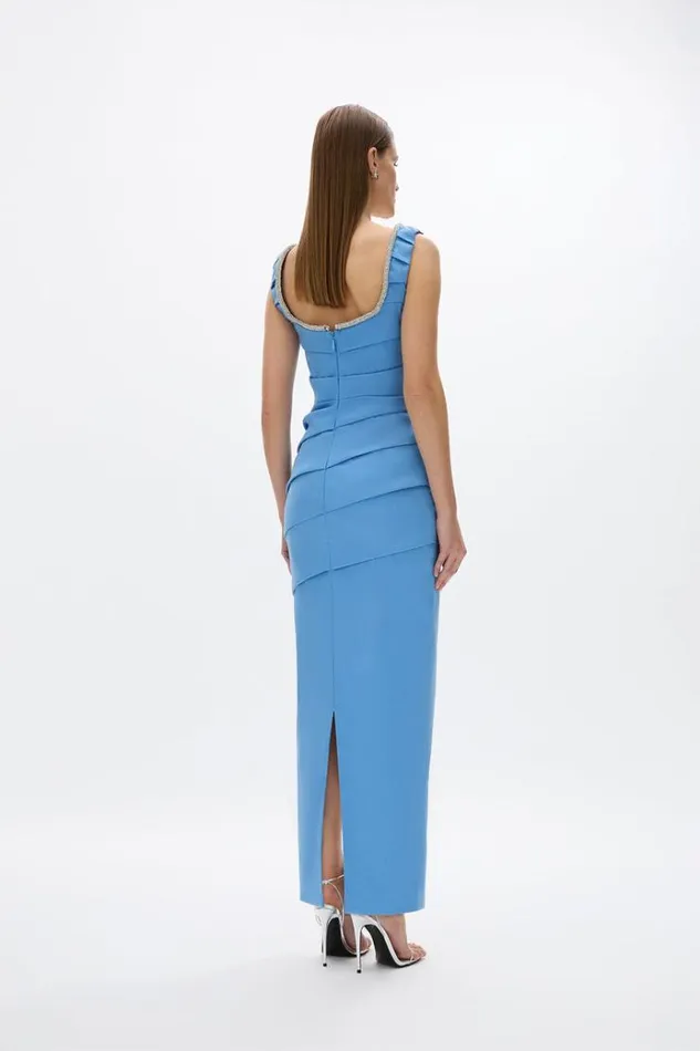 Women Maxi Dresses Rachel Gilbert Onyx Gown Marina Blue Women Maxi Dresses Rachel Gilbert Onyx Gown Marina Blue