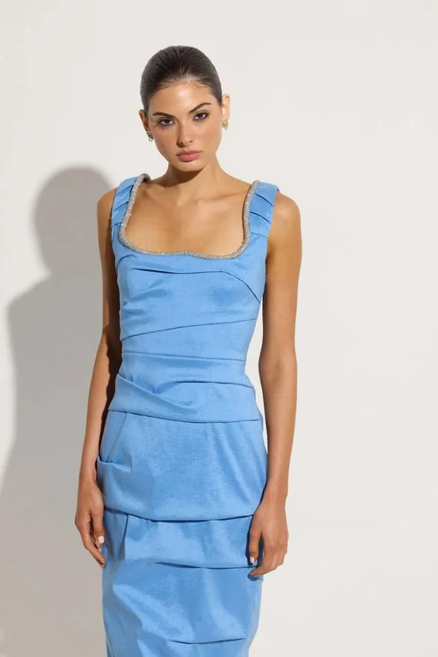 Women Maxi Dresses Rachel Gilbert Onyx Gown Marina Blue Women Maxi Dresses Rachel Gilbert Onyx Gown Marina Blue