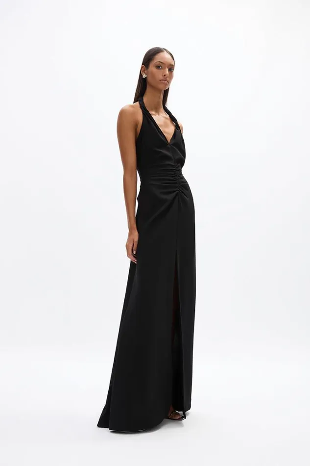 Women Maxi Dresses Rachel Gilbert Soren Gown Black Women Maxi Dresses Rachel Gilbert Soren Gown Black