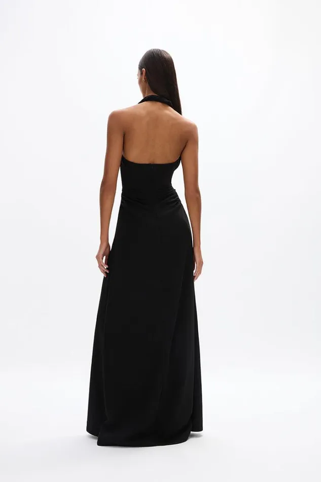 Women Maxi Dresses Rachel Gilbert Soren Gown Black Women Maxi Dresses Rachel Gilbert Soren Gown Black