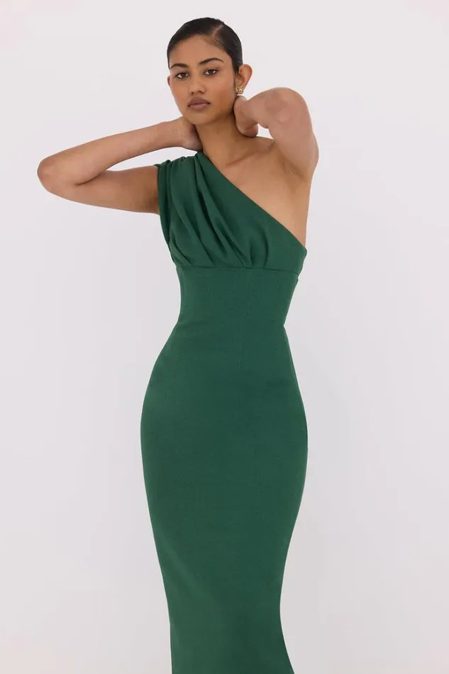 Women Maxi Dresses Rachel Gilbert Winnie Gown Pine Needle Women Maxi Dresses Rachel Gilbert Winnie Gown Pine Needle