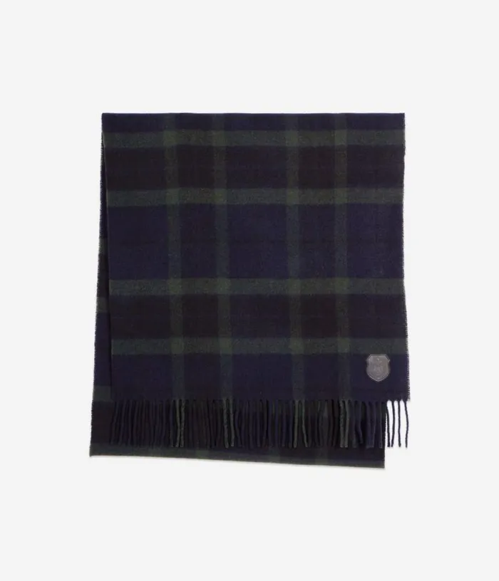 WomenMen Checked Wool Scarf THE KOOPLES Hats and Scarves