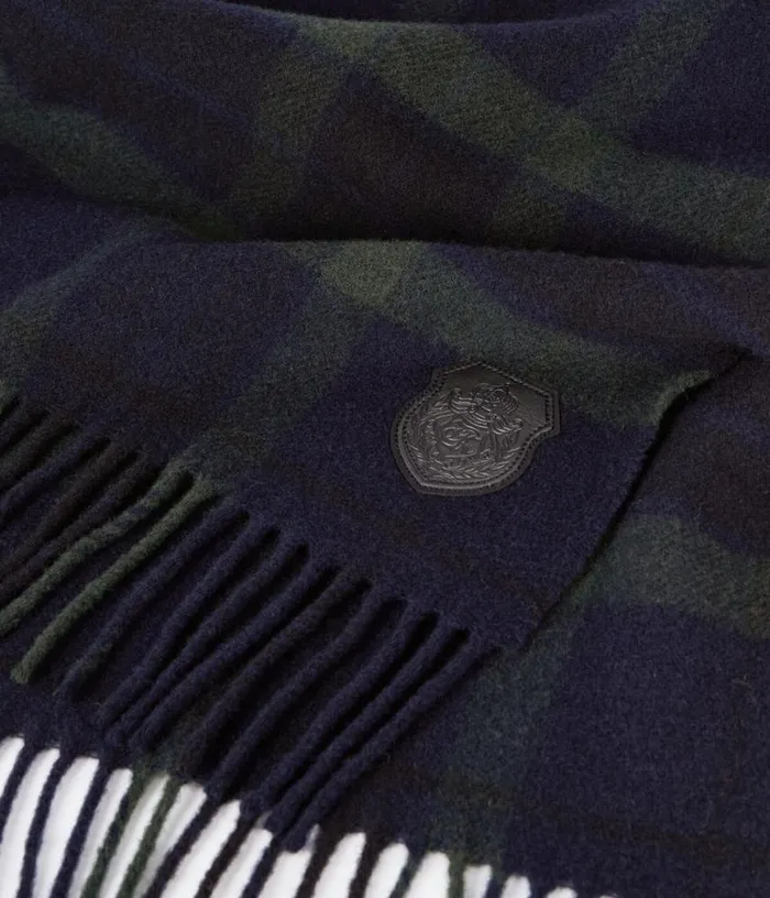 WomenMen Checked Wool Scarf THE KOOPLES Hats and Scarves