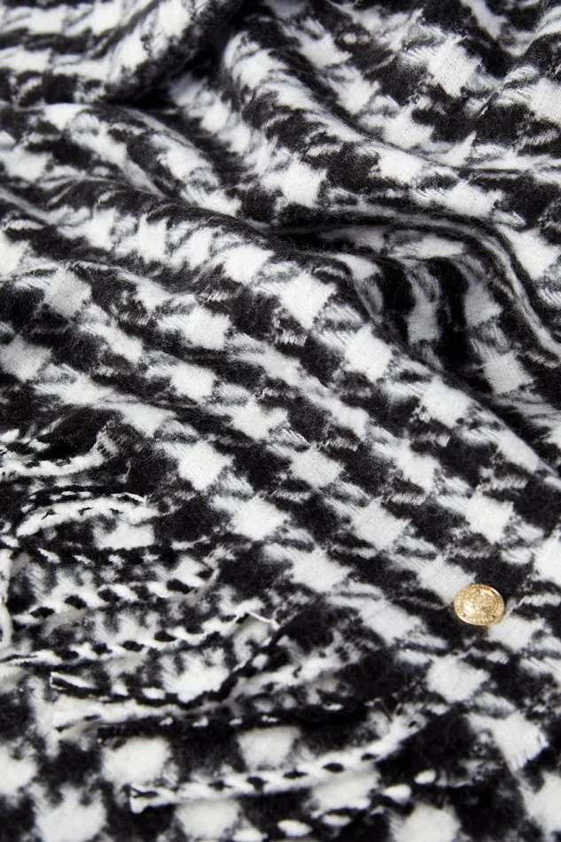 WomenMen HC Chelsea Scarf Houndstooth Holland Cooper Scarves WomenMen HC Chelsea Scarf Houndstooth Holland Cooper Scarves