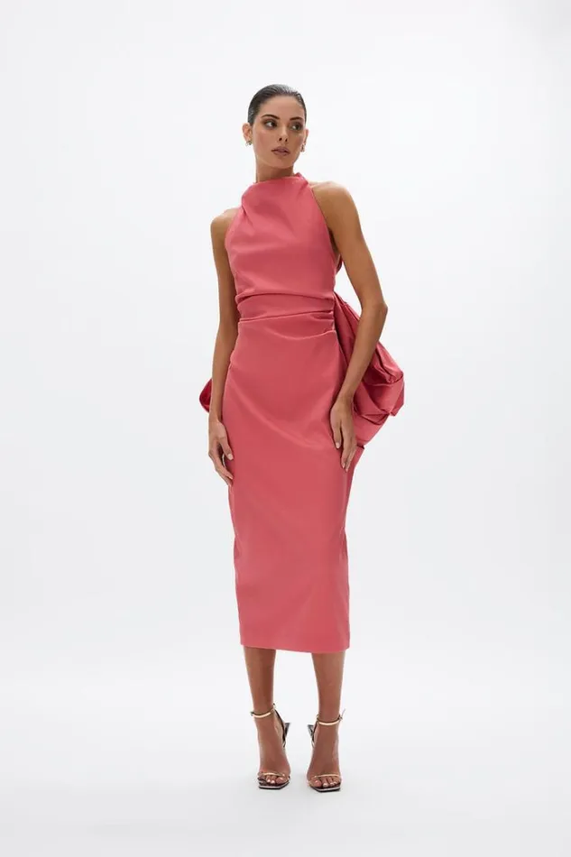 Women Midi Dresses Rachel Gilbert Lottie Dress Rosewater