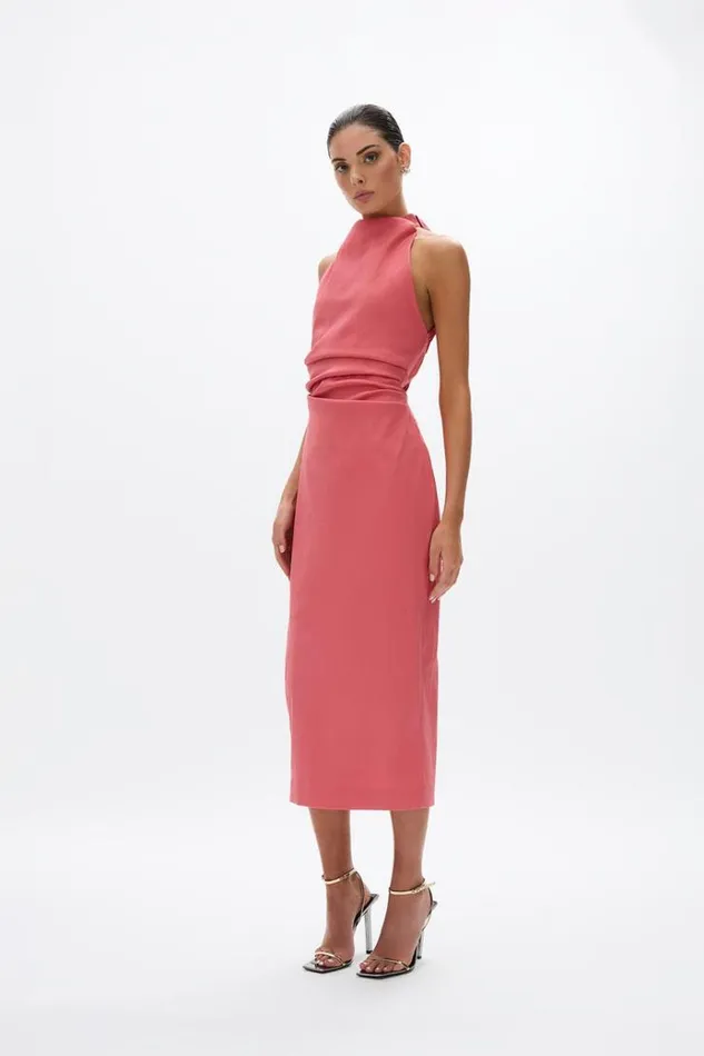 Women Midi Dresses Rachel Gilbert Lottie Dress Rosewater