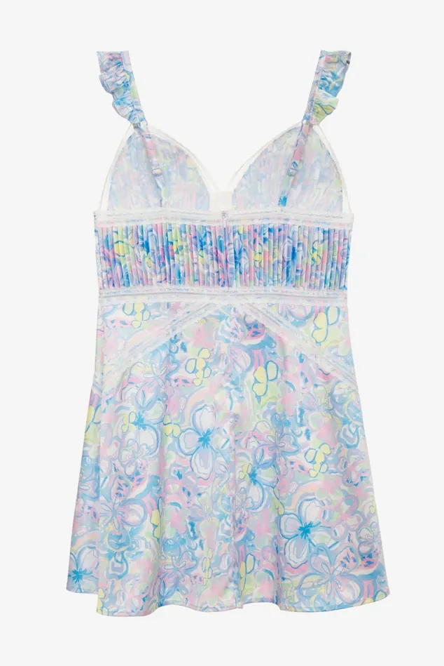 Women Midsummer Floral Slip Dress Blue For Love and Lemons Lingerie Women Midsummer Floral Slip Dress Blue For Love and Lemons Lingerie
