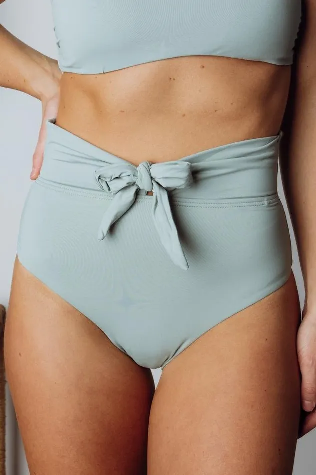 Women Milos High Waist Bikini Bottom Sage Baltic Born Bikini