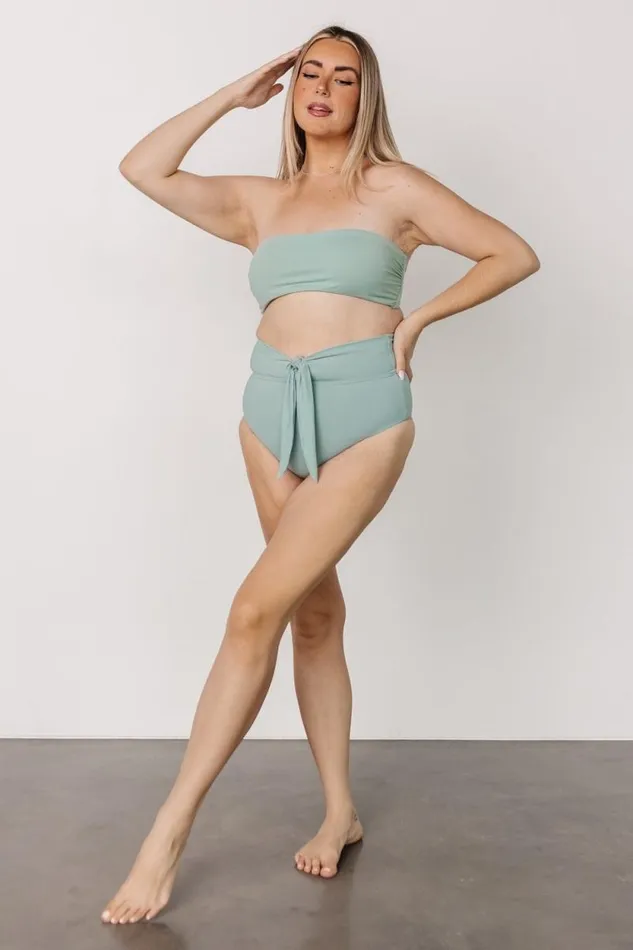 Women Milos High Waist Bikini Bottom Sage Baltic Born Bikini Women Milos High Waist Bikini Bottom Sage Baltic Born Bikini
