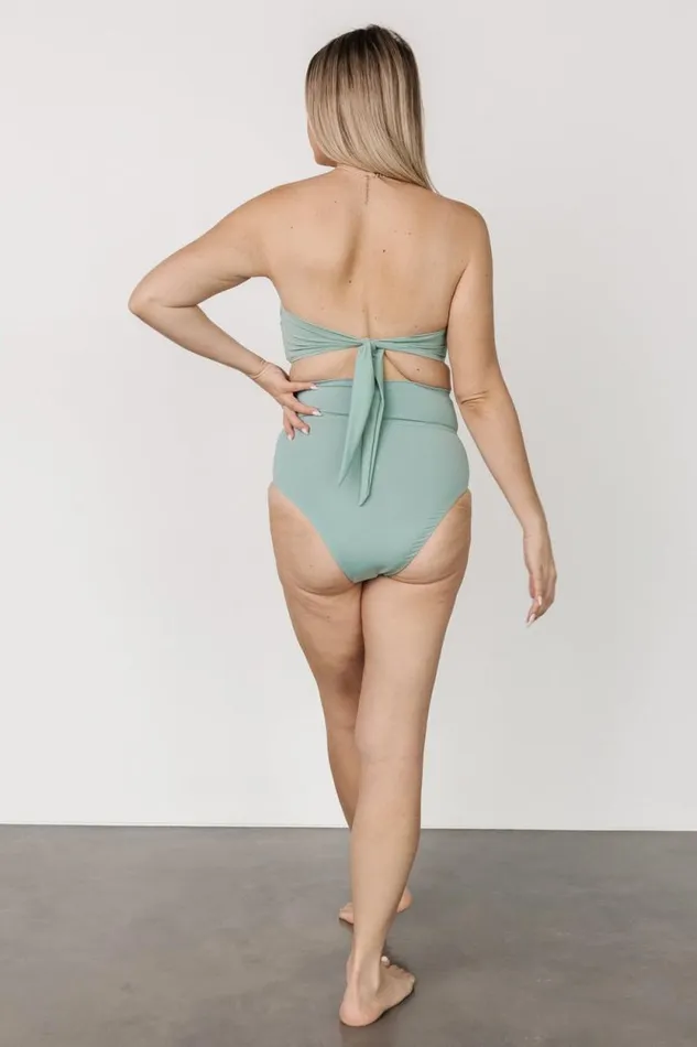 Women Milos High Waist Bikini Bottom Sage Baltic Born Bikini Women Milos High Waist Bikini Bottom Sage Baltic Born Bikini