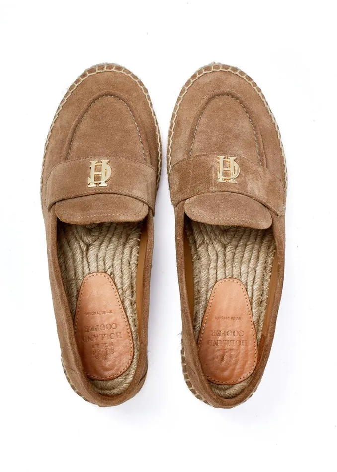 Women Monaco Espadrille Loafer Taupe Holland Cooper Loafers