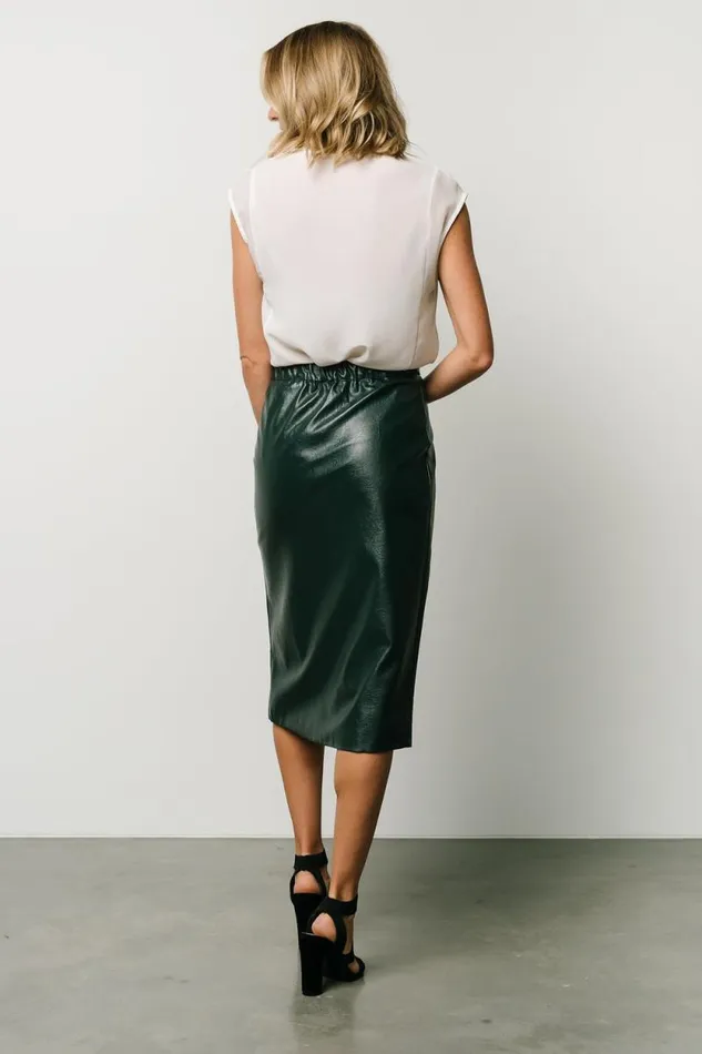 Women Montague Vegan Leather Skirt Pine Baltic Born Skirts Women Montague Vegan Leather Skirt Pine Baltic Born Skirts