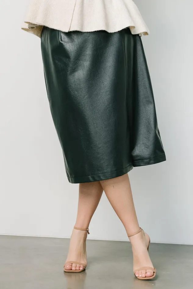 Women Montague Vegan Leather Skirt Pine Baltic Born Skirts Women Montague Vegan Leather Skirt Pine Baltic Born Skirts