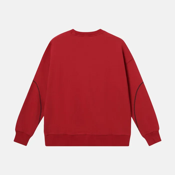 Women NB Athletics Lunar New Year French Terry Crewneck Crimson New Balance Hoodies and Sweatshirts Women NB Athletics Lunar New Year French Terry Crewneck Crimson New Balance Hoodies and Sweatshirts