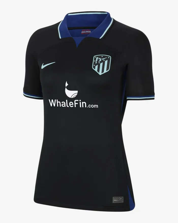 Women Nike All Clothing Atltico Madrid 202223 Stadium Away Blackdeep Royal Bluedeep Royal Bluecopa