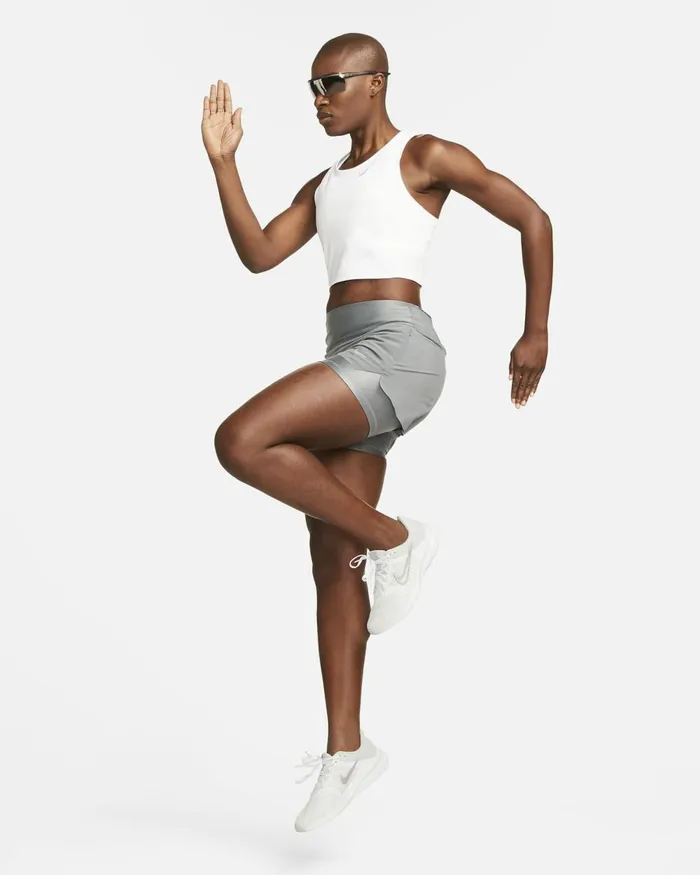 Women Nike All Clothing DriFIT Swift Smoke Grey