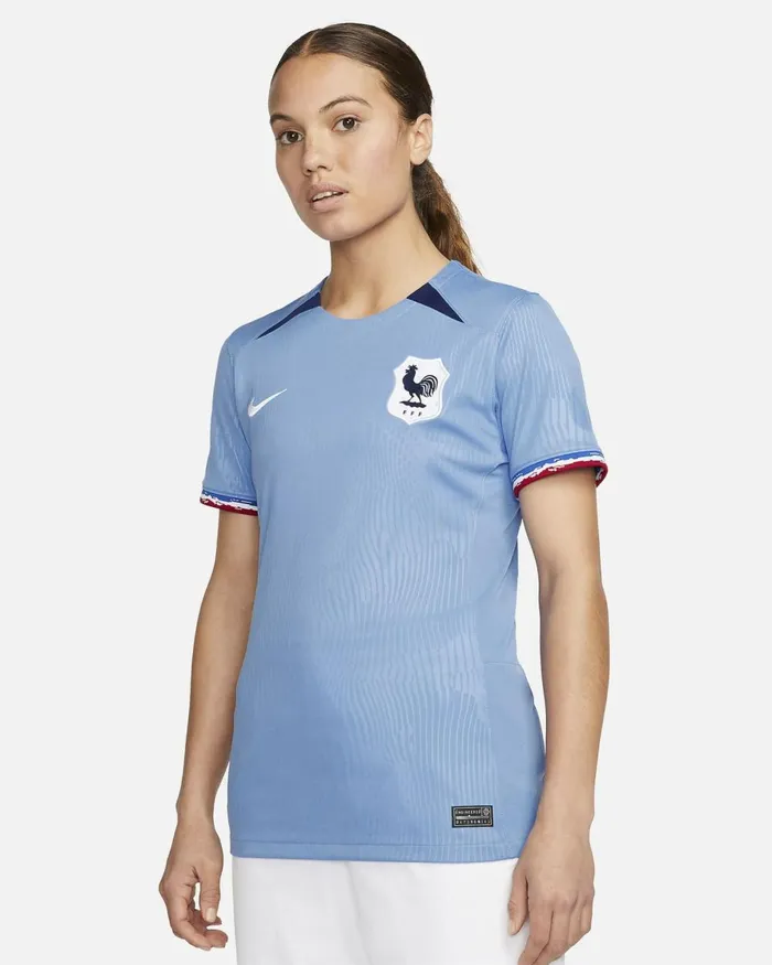 Women Nike All Clothing FFF 2023 Stadium Home Polarloyal Bluewhite