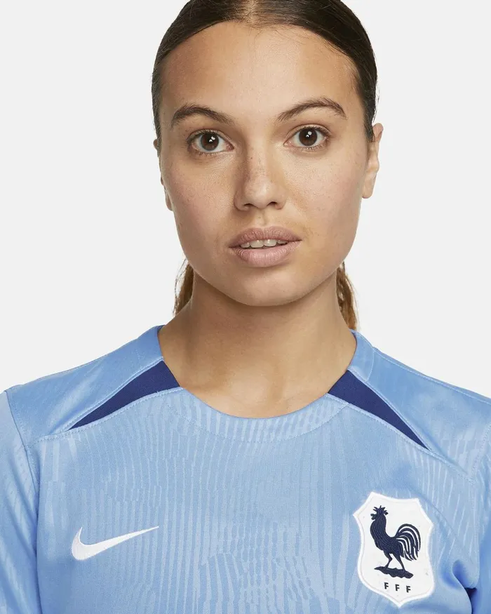 Women Nike All Clothing FFF 2023 Stadium Home Polarloyal Bluewhite