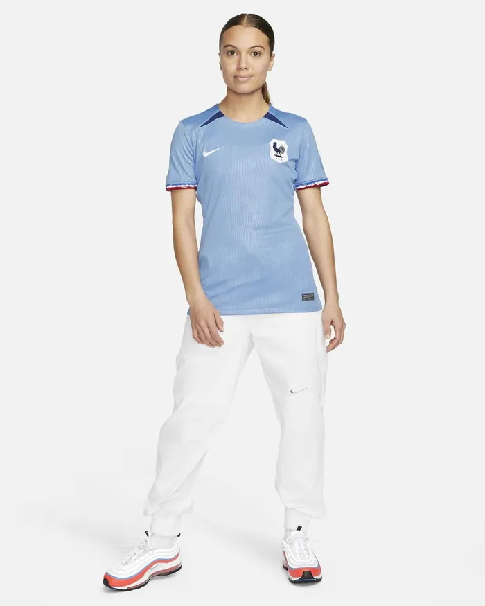 Women Nike All Clothing FFF 2023 Stadium Home Polarloyal Bluewhite