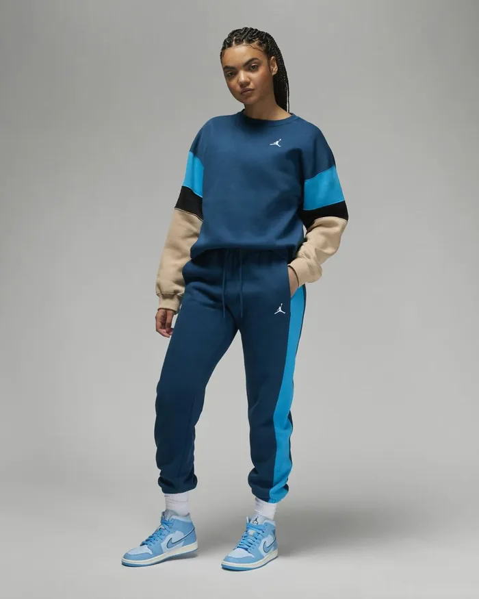 Women Nike All Clothing Jordan Brooklyn Fleece Sky J French Bluelaser Bluewhite
