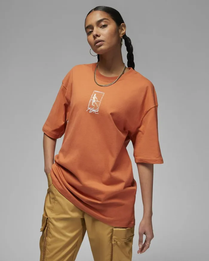 Women Nike All Clothing Jordan Flight Light Sienna