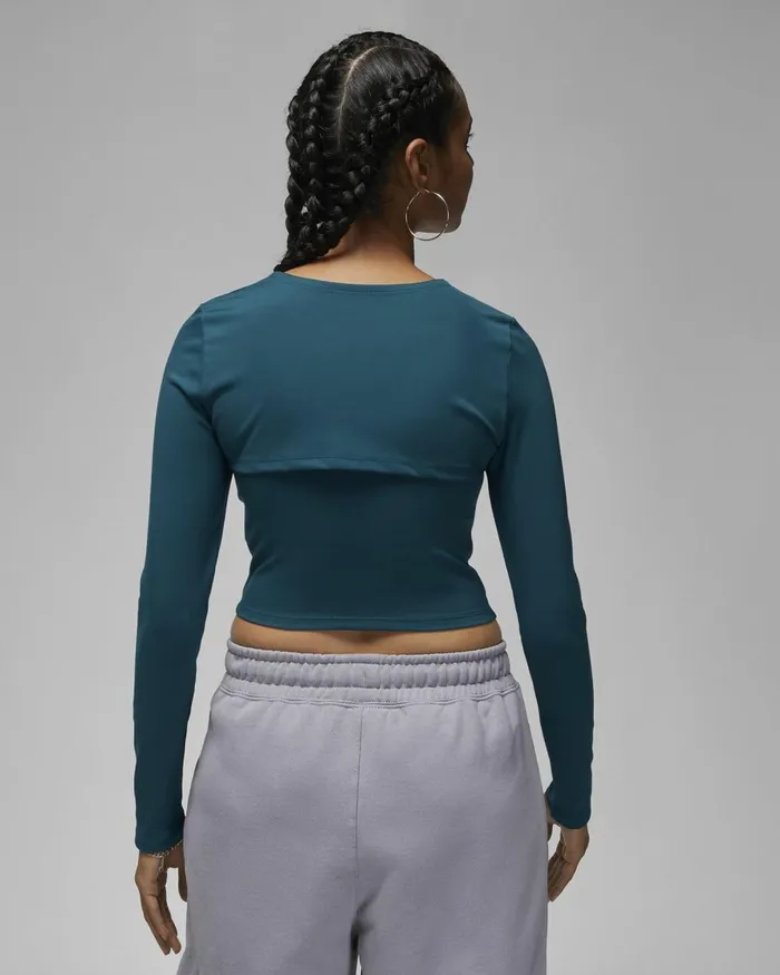 Women Nike All Clothing Jordan Sport Valerian Bluenew Emerald