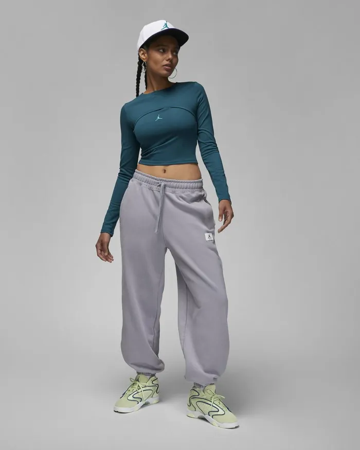 Women Nike All Clothing Jordan Sport Valerian Bluenew Emerald