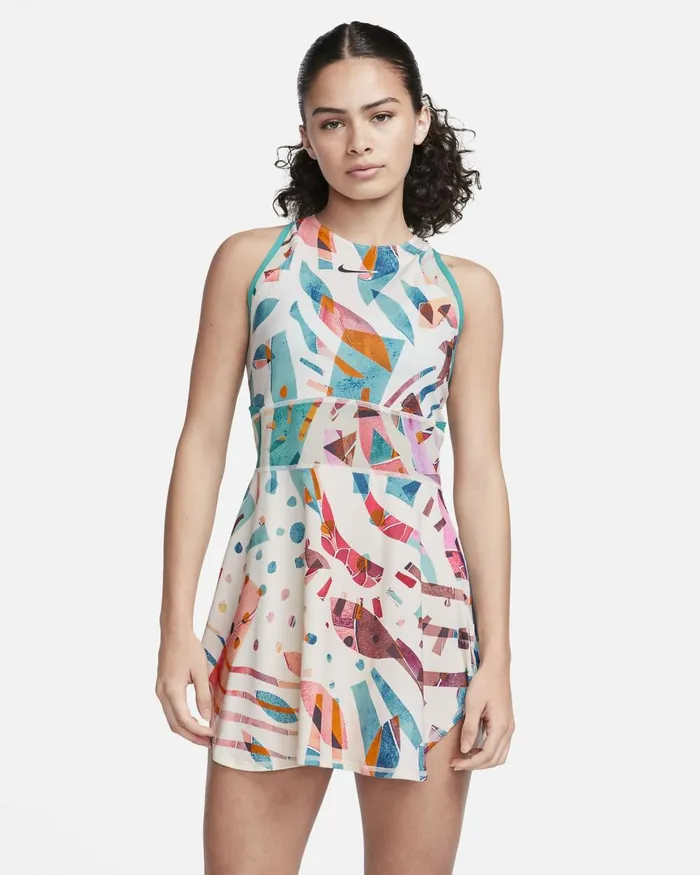 Women Nike All Clothing NikeCourt DriFIT Slam Coconut Milkteal Nebulablack