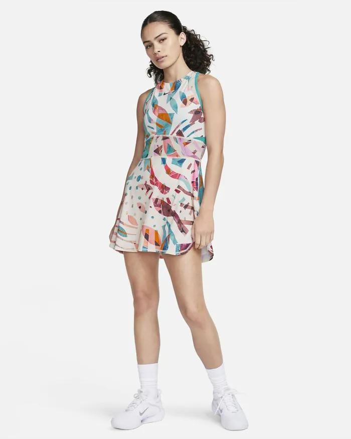 Women Nike All Clothing NikeCourt DriFIT Slam Coconut Milkteal Nebulablack