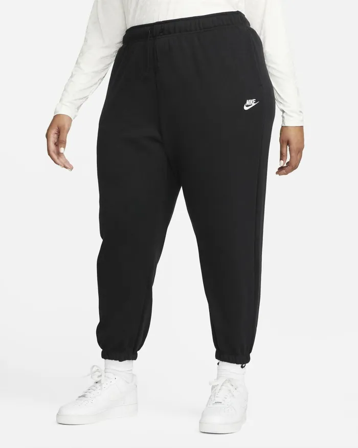 Women Nike All Clothing Sportswear Club Fleece Blackwhite