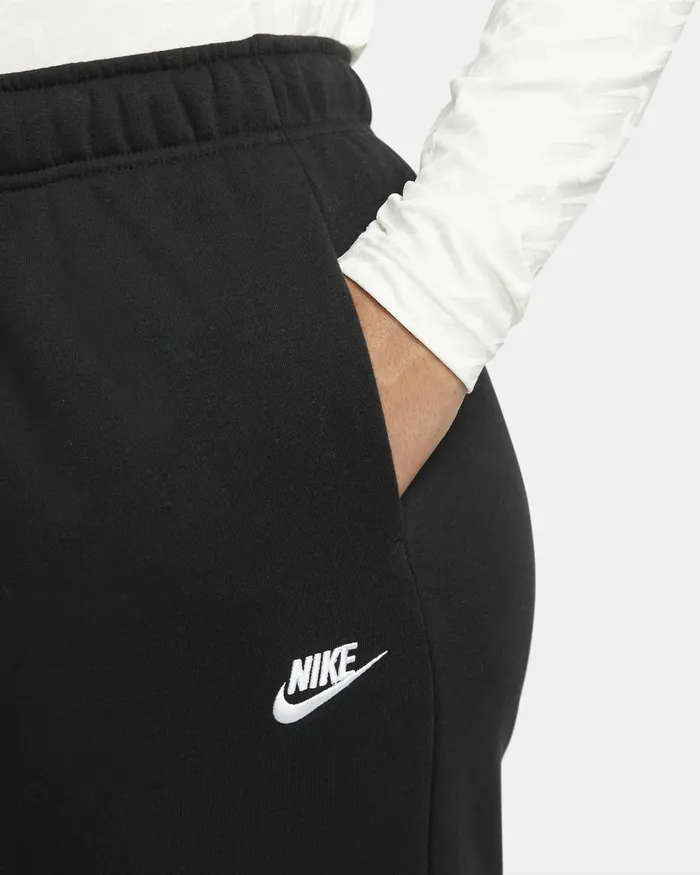 Women Nike All Clothing Sportswear Club Fleece Blackwhite