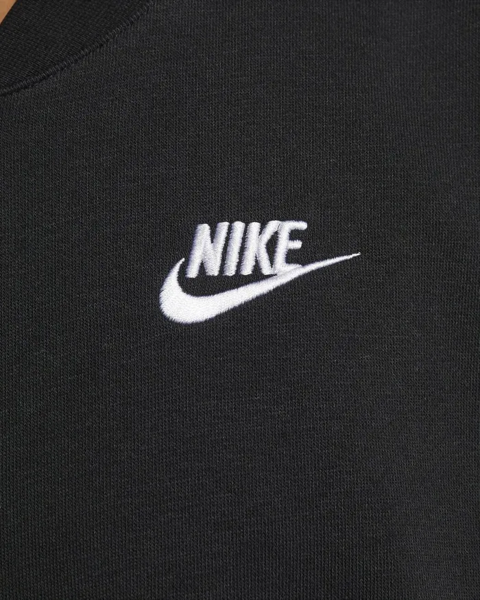 Women Nike All Clothing Sportswear Club Fleece Blackwhite