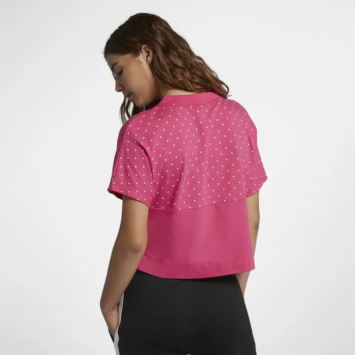 Women Nike All Clothing Sportswear Crop Top Watermelonwhiteolive Canvaswhite