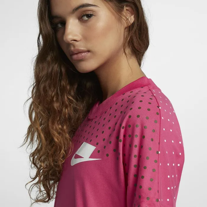 Women Nike All Clothing Sportswear Crop Top Watermelonwhiteolive Canvaswhite