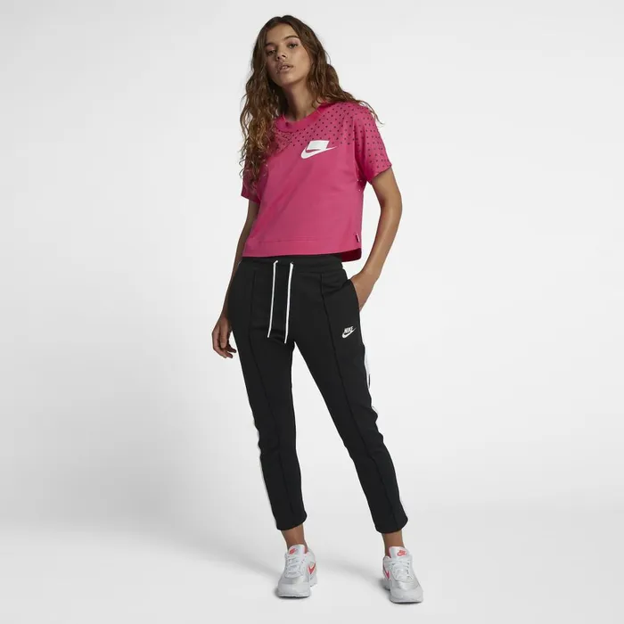 Women Nike All Clothing Sportswear Crop Top Watermelonwhiteolive Canvaswhite
