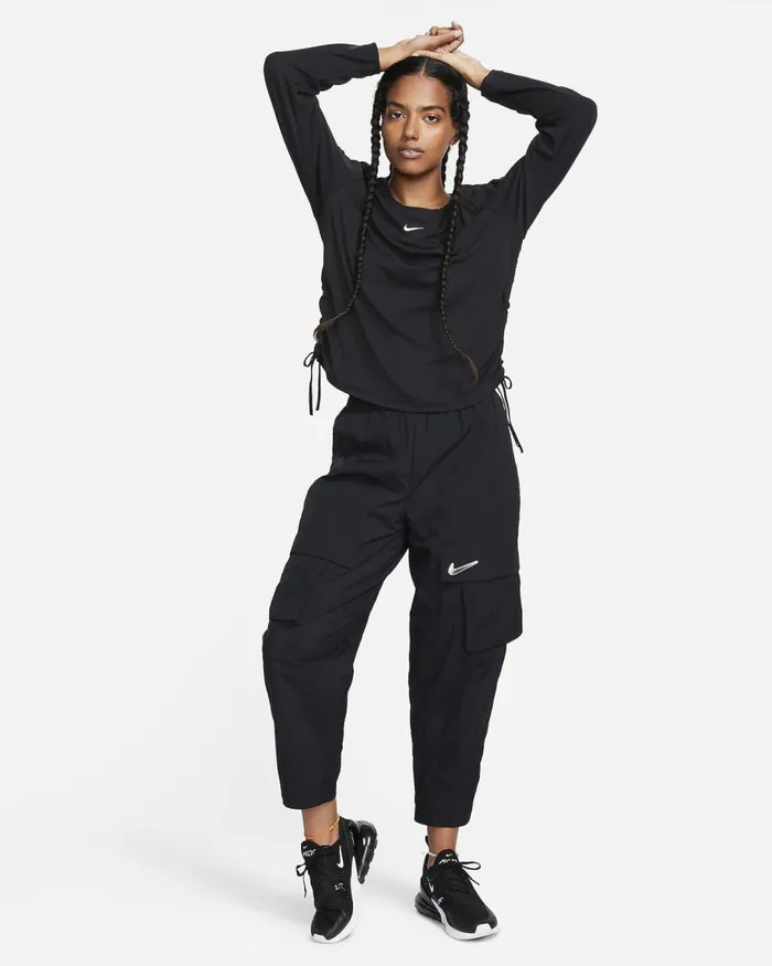 Women Nike All Clothing Sportswear Essential Blacksail