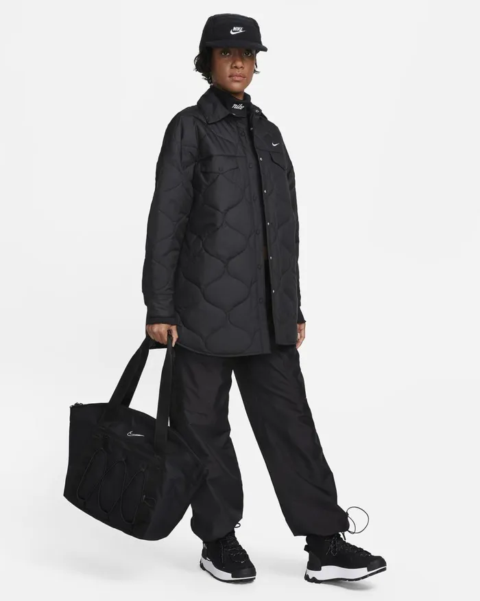 Women Nike All Clothing Sportswear Essential Blackwhite