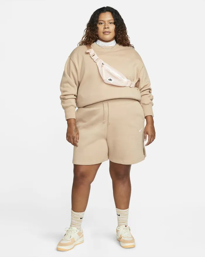 Women Nike All Clothing Sportswear Phoenix Fleece Hempsail