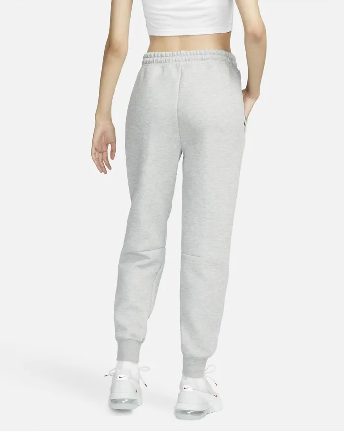 Women Nike All Clothing Sportswear Tech Fleece Dark Grey Heatherblack