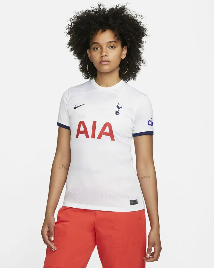 Women Nike All Clothing Tottenham Hotspur 202324 Stadium Home Whitebinary Blue