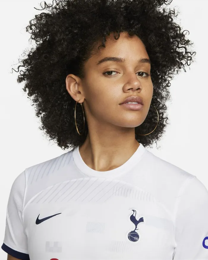 Women Nike All Clothing Tottenham Hotspur 202324 Stadium Home Whitebinary Blue