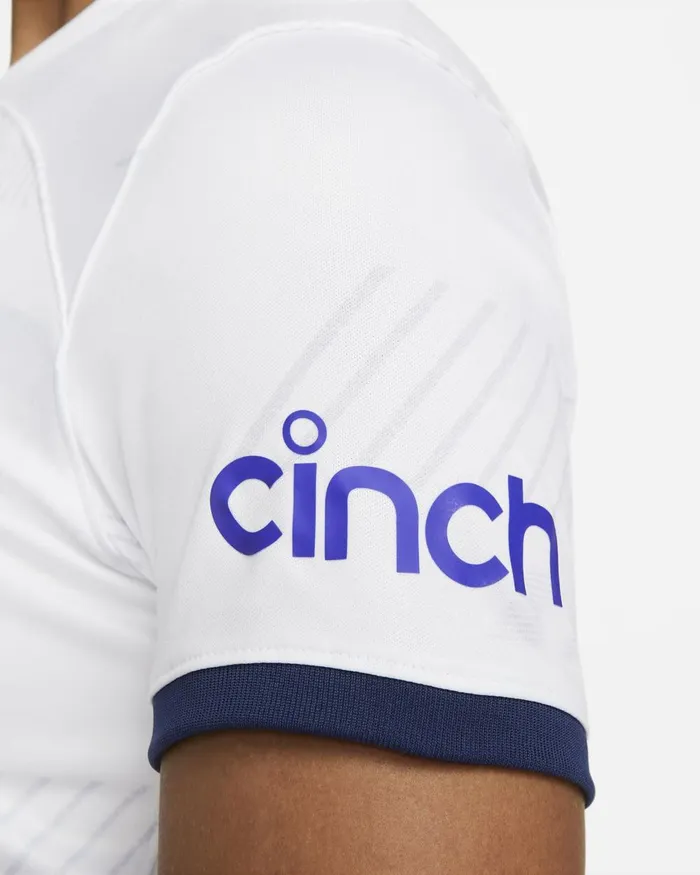 Women Nike All Clothing Tottenham Hotspur 202324 Stadium Home Whitebinary Blue