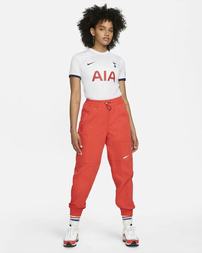 Women Nike All Clothing Tottenham Hotspur 202324 Stadium Home Whitebinary Blue