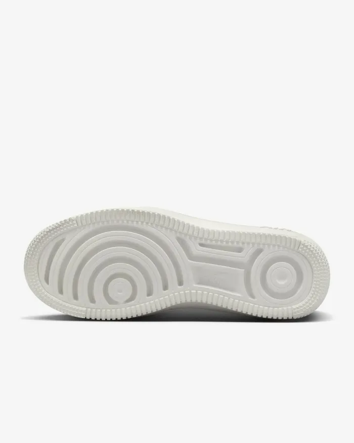 Women Nike All Shoes Air Force 1 PLTAFORM Whitesailvoltoil Green