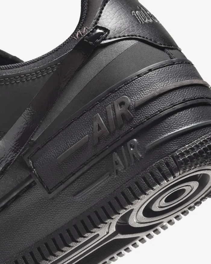 Women Nike All Shoes Air Force 1 Shadow Blackanthracitevelvet Brownblack