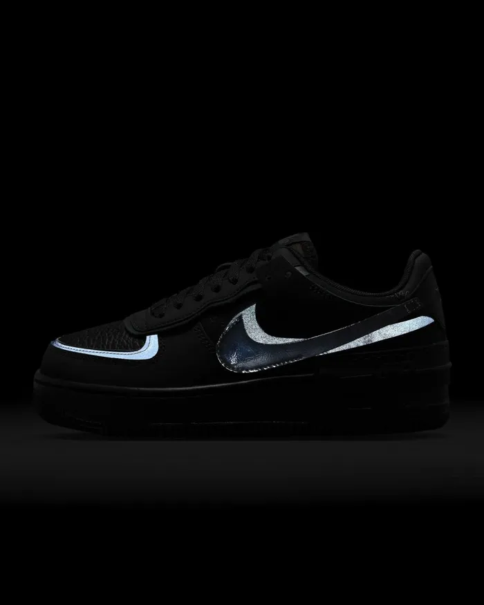 Women Nike All Shoes Air Force 1 Shadow Blackanthracitevelvet Brownblack